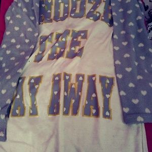 Long sleeve night shirt